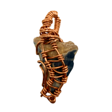 Load image into Gallery viewer, Handcrafted Wire Wrapped Partial Meg Fossil Necklace