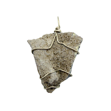 Load image into Gallery viewer, Ocean Blue Handcrafted Wire Wrapped Coral Geode Necklace