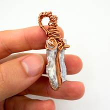 Load image into Gallery viewer, Light Blue Handcrafted Wire Wrapped Coral Geode Necklace