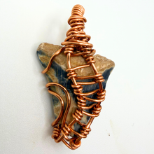 Load image into Gallery viewer, Handcrafted Wire Wrapped Partial Meg Fossil Necklace