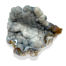 Load image into Gallery viewer, WEIRD Grey & Maroon Botryoidal Coral Geode