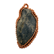 Load image into Gallery viewer, Stone Blue Handcrafted Wire Wrapped Coral Geode Necklace