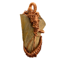 Load image into Gallery viewer, Sand Brown Handcrafted Wire Wrapped Coral Geode Necklace