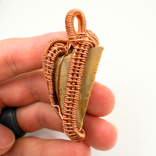 Load image into Gallery viewer, Sand Brown Handcrafted Wire Wrapped Coral Geode Necklace