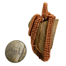 Load image into Gallery viewer, Sand Brown Handcrafted Wire Wrapped Coral Geode Necklace