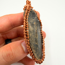 Load image into Gallery viewer, Stone Blue Handcrafted Wire Wrapped Coral Geode Necklace