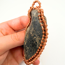Load image into Gallery viewer, Stone Blue Handcrafted Wire Wrapped Coral Geode Necklace