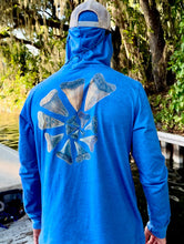 Load image into Gallery viewer, Mako Hooded long-sleeve tee