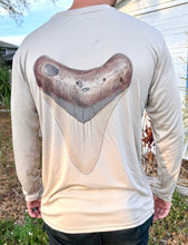 Load image into Gallery viewer, NEW Megalodon Tooth UPF Longsleeve