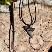 Load image into Gallery viewer, Mako Shark Marine Fossil Necklace