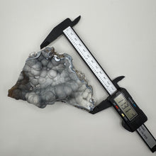 Load image into Gallery viewer, WEIRD Grey & Maroon Botryoidal Coral Geode