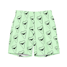 Load image into Gallery viewer, Mint Megalodon Swim Trunks
