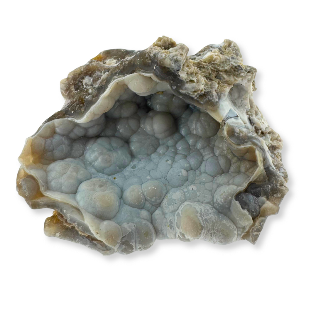 Pale Aqua Coral Geode