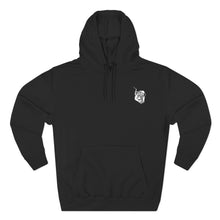 Load image into Gallery viewer, Fleece Hoodie - Scuba Steve and Megalodon Design
