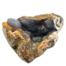 Load image into Gallery viewer, Orange &amp; Blue Coral Geode
