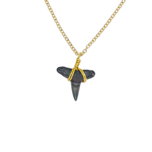 Load image into Gallery viewer, Real Gold Filled Shark Tooth Dainty Chain Necklace, 14 Karat
