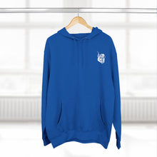 Load image into Gallery viewer, Fleece Hoodie - Scuba Steve and Megalodon Design
