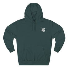 Load image into Gallery viewer, Fleece Hoodie - Scuba Steve and Megalodon Design
