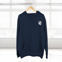 Load image into Gallery viewer, Fleece Hoodie - Scuba Steve and Megalodon Design
