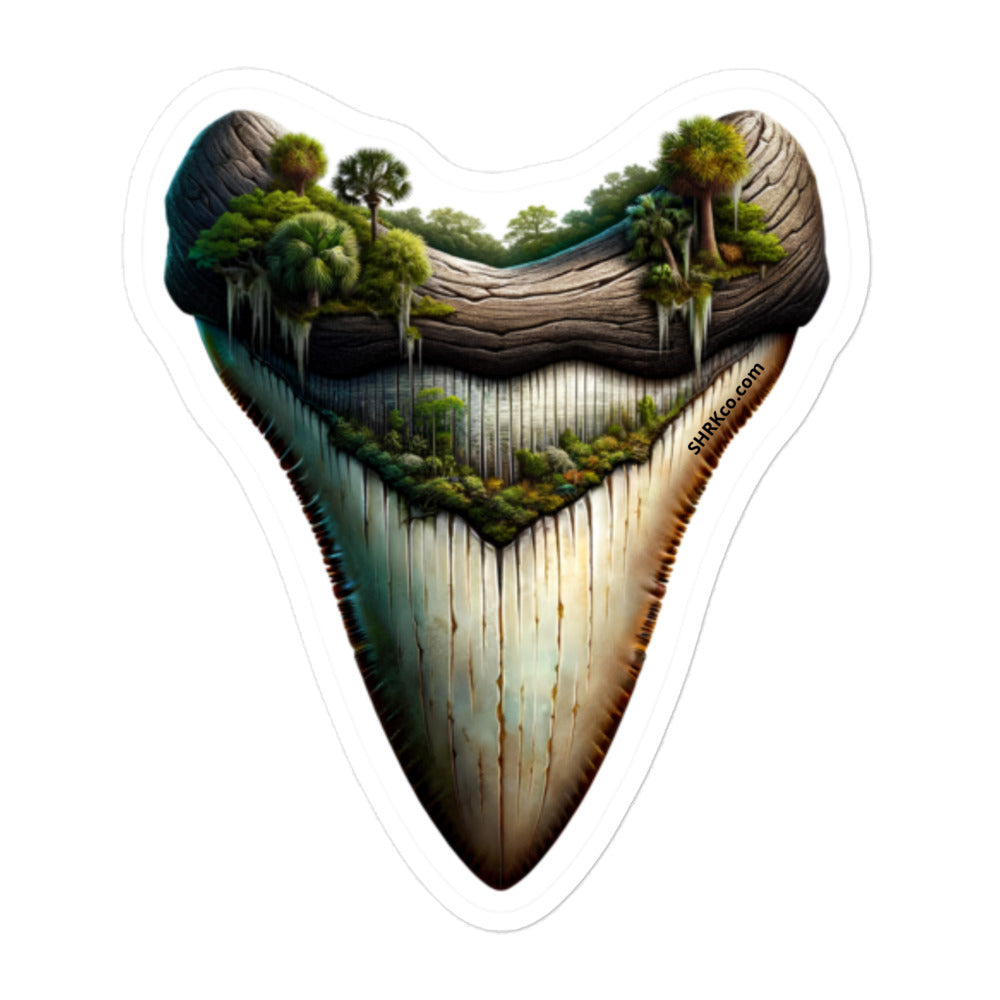 Florida Native Megalodon Sticker – SHRKco LLC