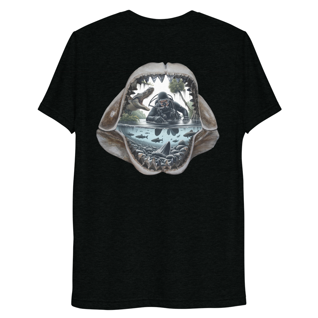 Alligator Attack Megalodon Hunt Shirt