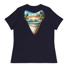Load image into Gallery viewer, Women&#39;s Megalodon Paradise Relaxed T-Shirt

