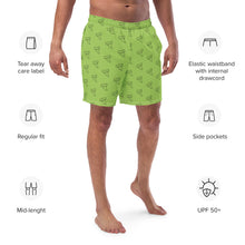 Load image into Gallery viewer, Shark Tooth swimtrunks, mako shark tooth, shark swim trunks, shark bathing suit for boys
